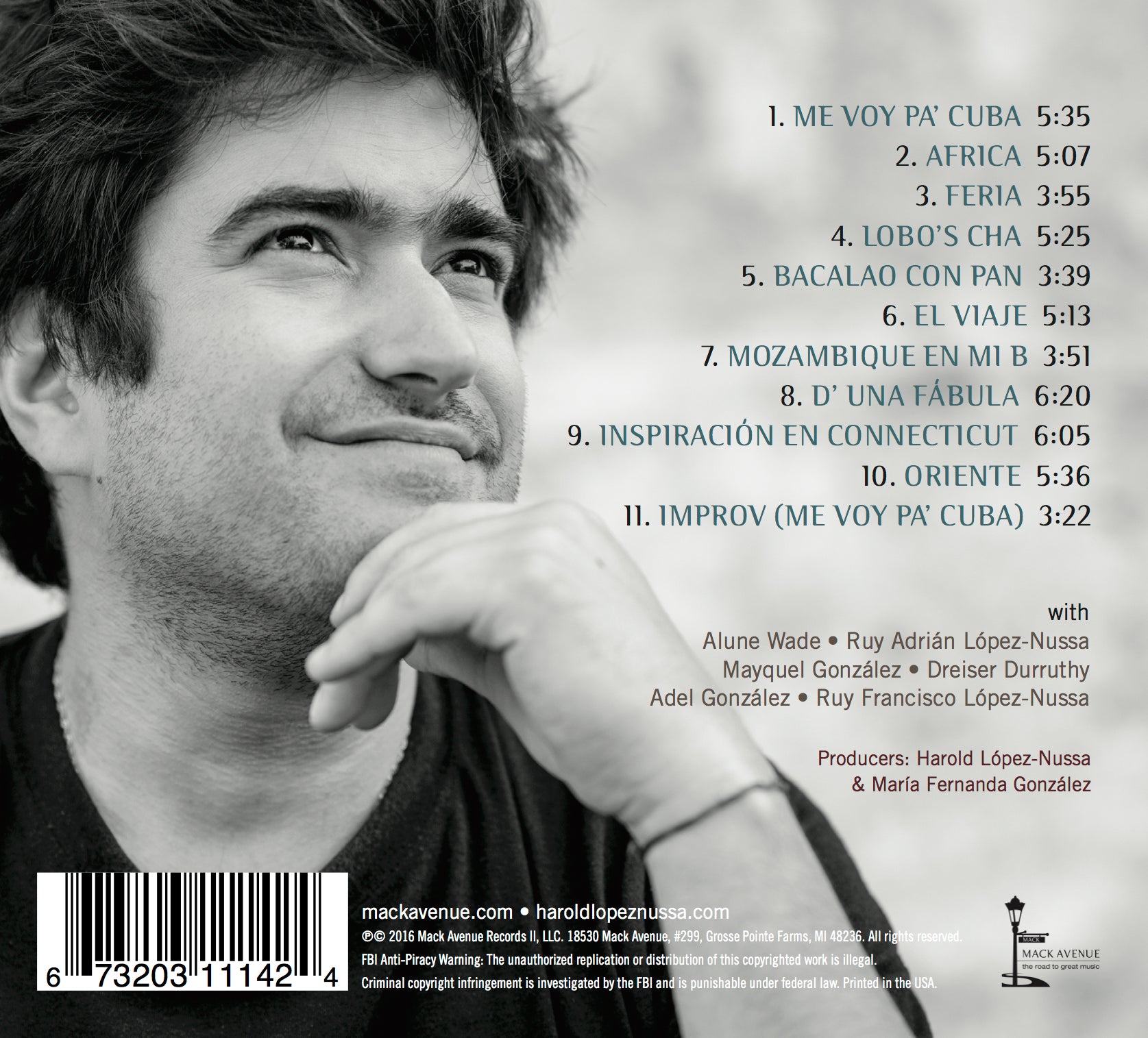Mack Avenue Harold Lopez-Nussa El Viaje CD latin jazz piano