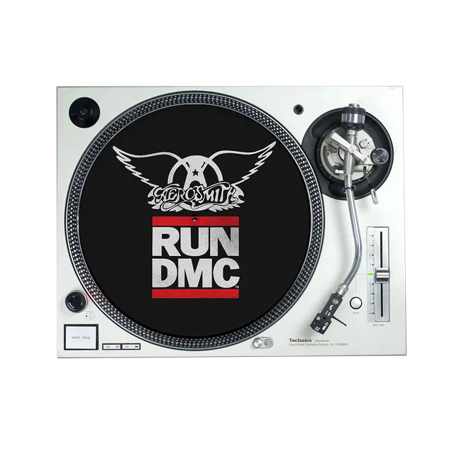 Aerosmith x Run DMC Walk This Way slipmat giradischi