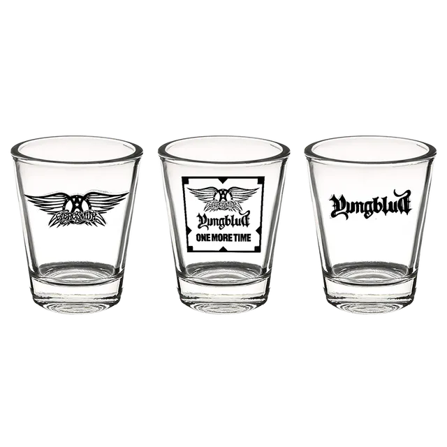 Aerosmith One More Time set 3 bicchierini shot 2oz