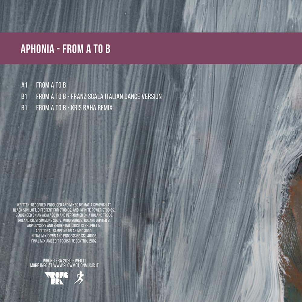 Wrong Era Aphonia From A to B vinile downtempo