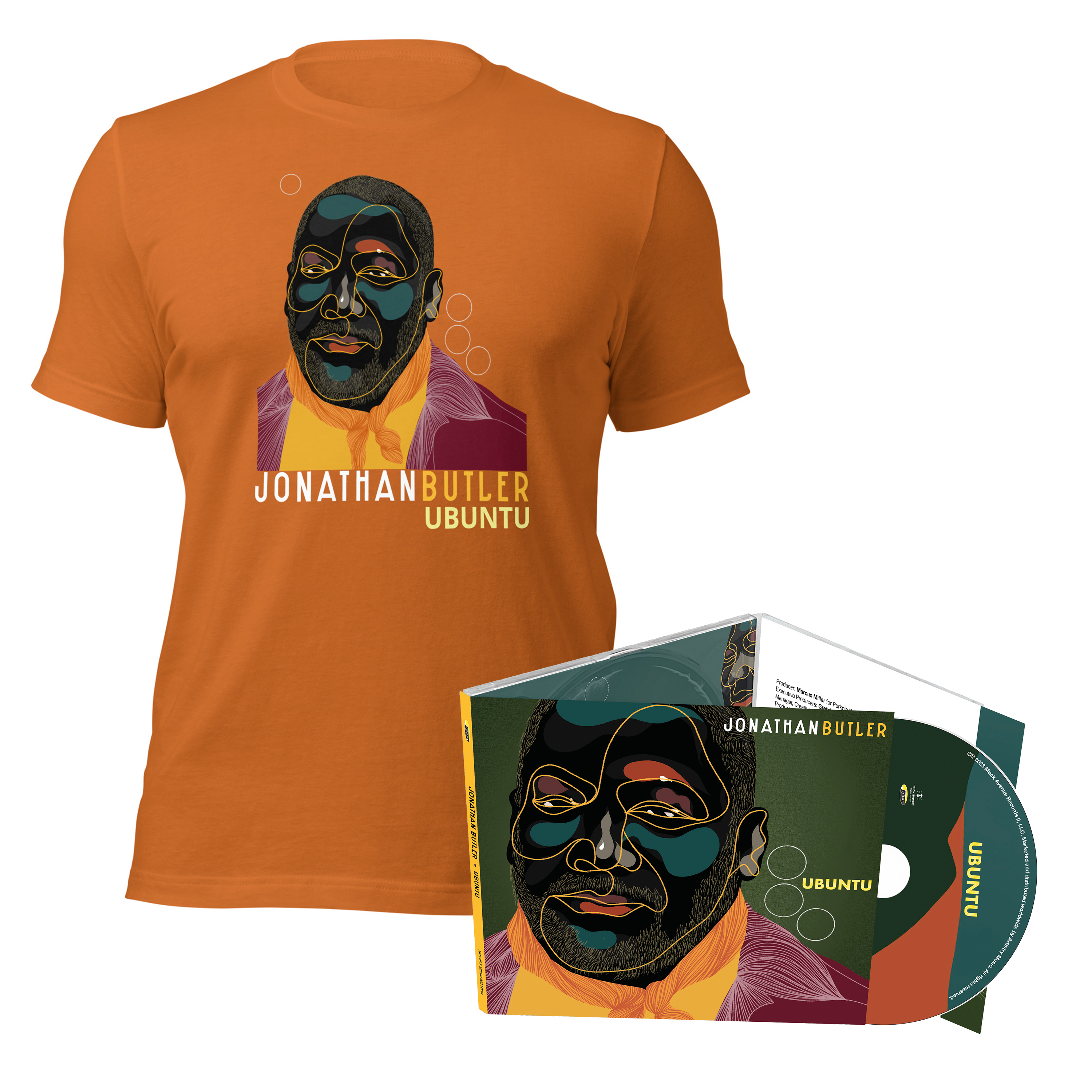 Jonathan Butler Ubuntu bundle con maglietta unisex