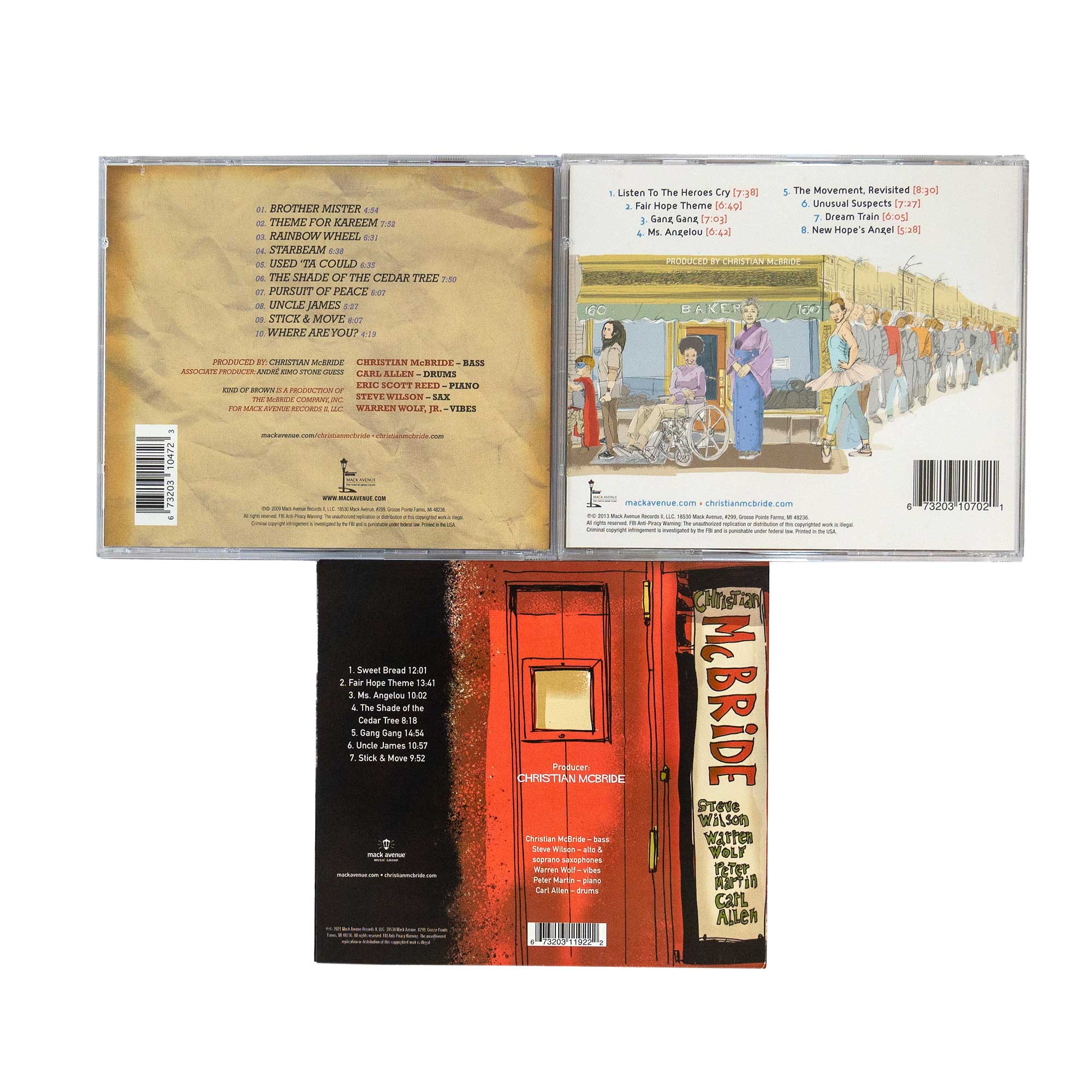 Christian McBride Inside Straight bundle 3 CD live studio