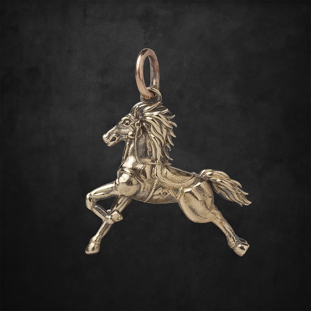 Aerosmith Toys in the Attic ciondolo cavallo bronzo