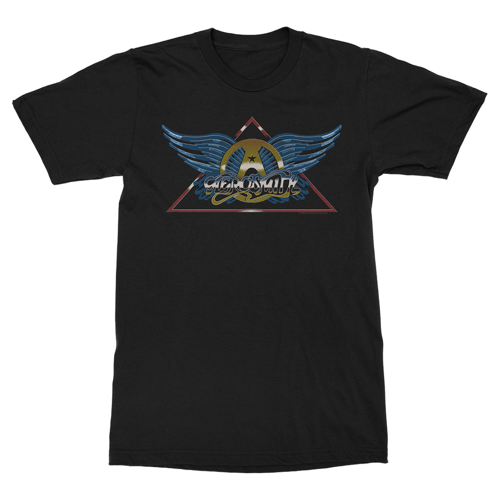 Aerosmith Rock In A Hard Place t-shirt nera unisex