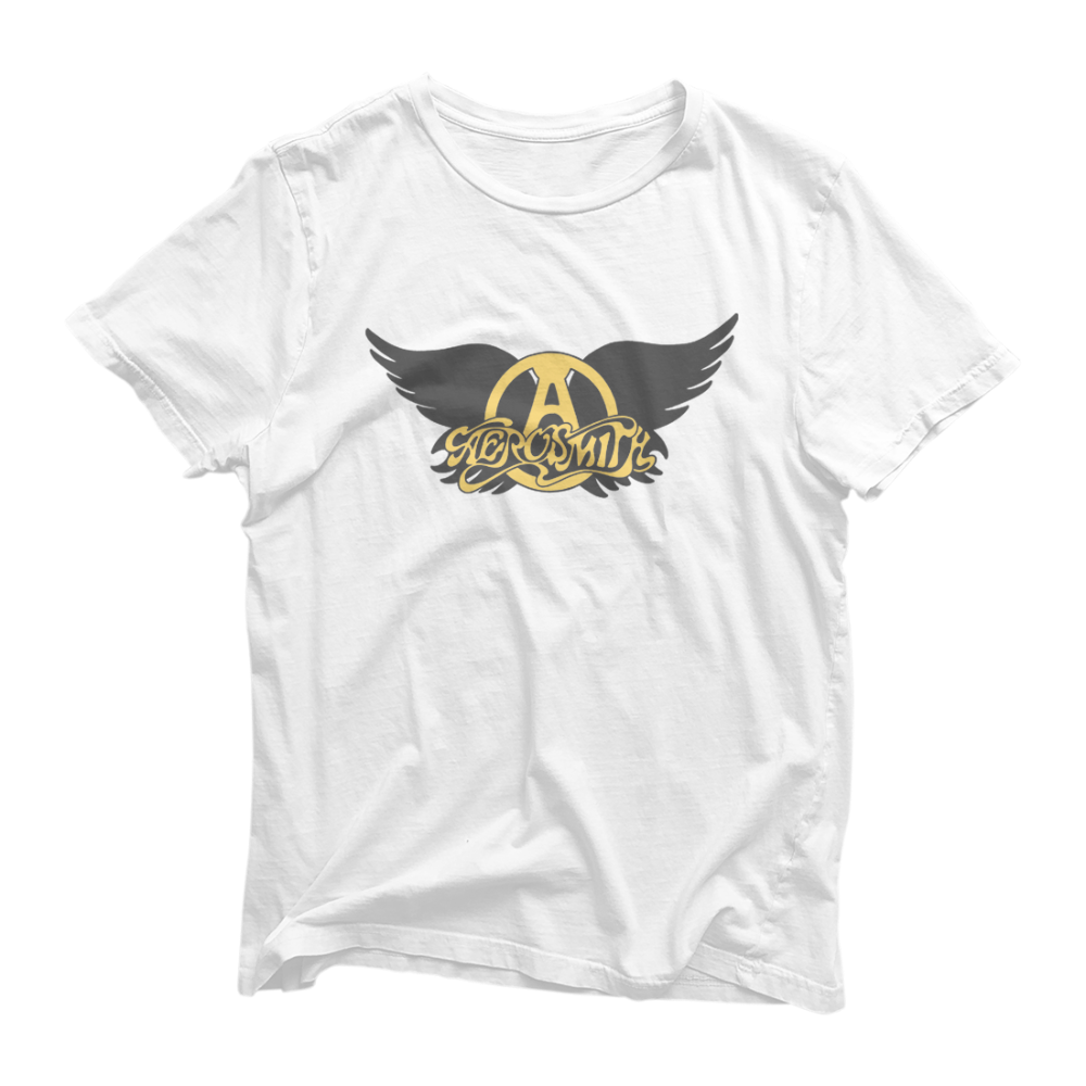 Aerosmith Ruts T-Shirt maglietta bianca cotone