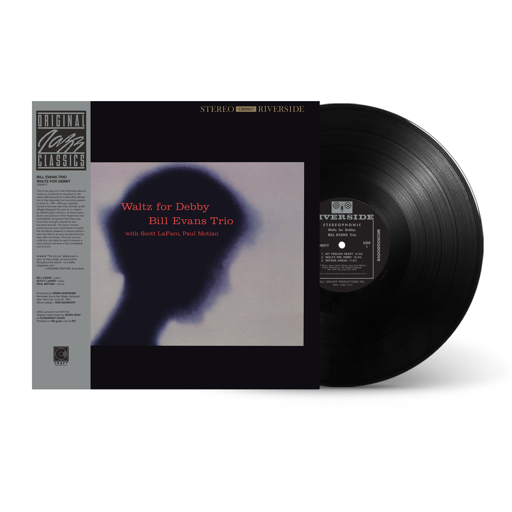 Original Jazz Classics Waltz For Debby Bill Evans vinile 180g