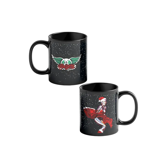 Aerosmith Just Push Play tazza natalizia nera