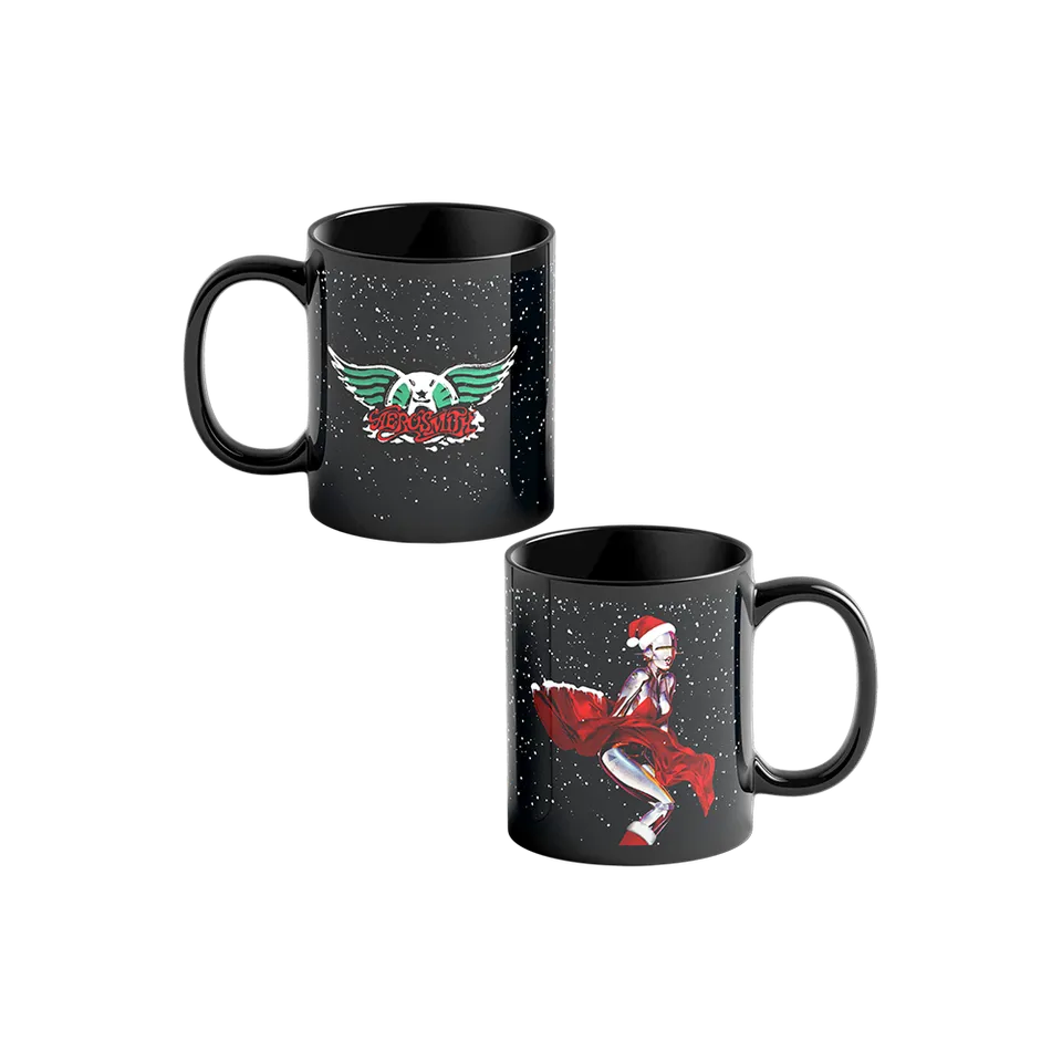 Aerosmith Just Push Play tazza natalizia nera