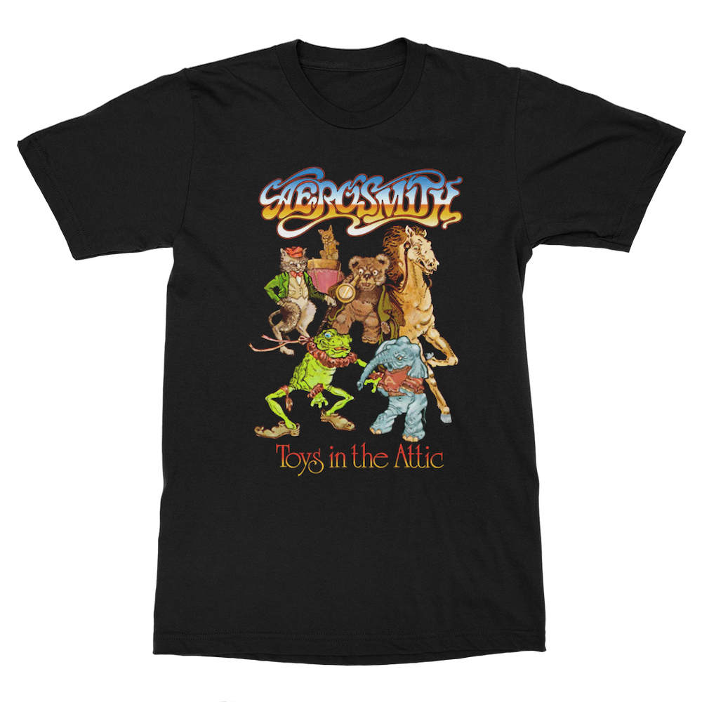 Aerosmith Toys in the Attic maglietta bambino nera