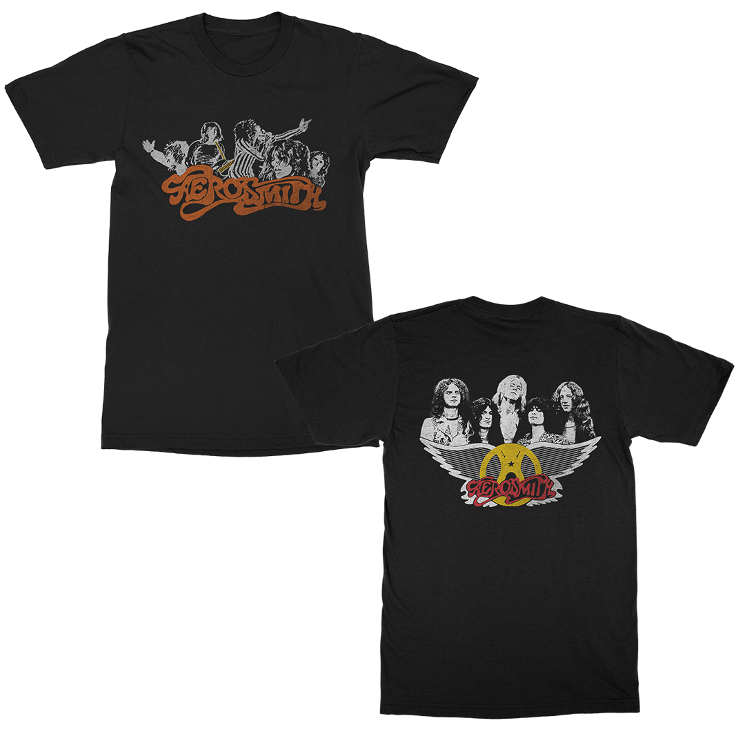 Aerosmith Live At The Summit maglietta nera unisex
