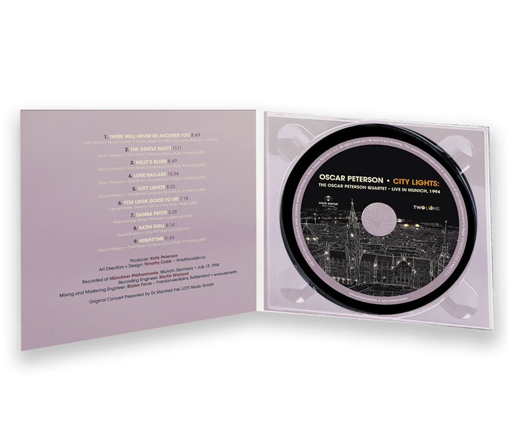 Mack Avenue Oscar Peterson City Lights CD live Monaco 1994
