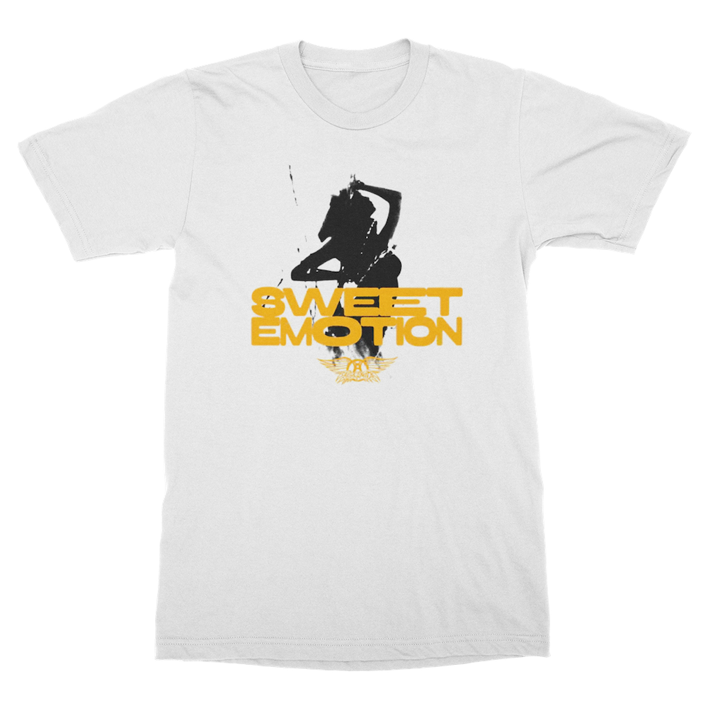 Aerosmith Sweet Emotions t-shirt bianca silhouette