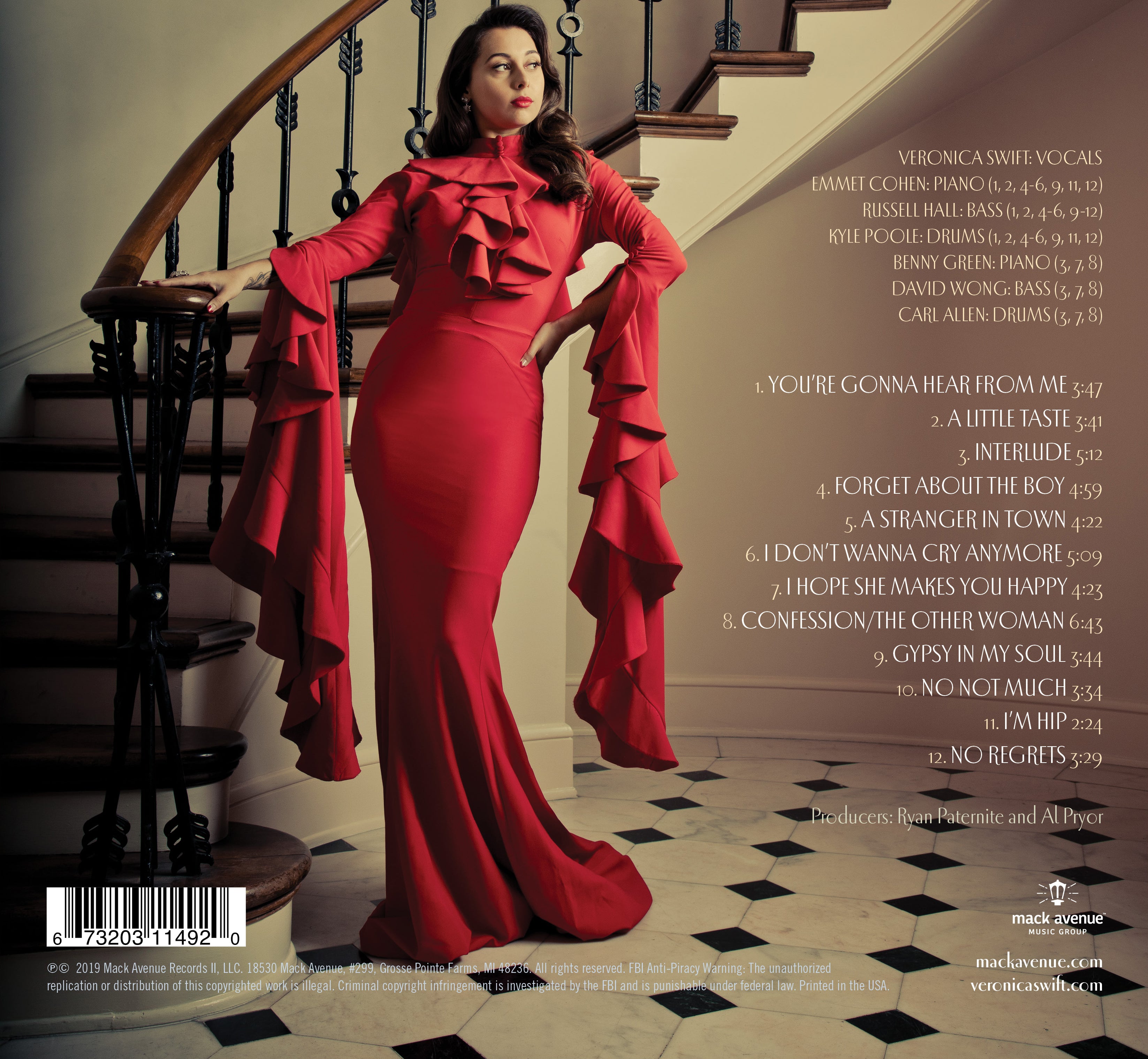 Mack Avenue Veronica Swift Confessions CD vocale