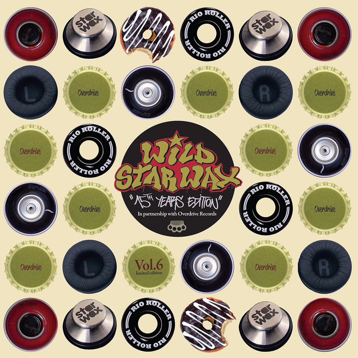 Overdrive Records Wild Starwax 15th Years Edition V/A vinile LP