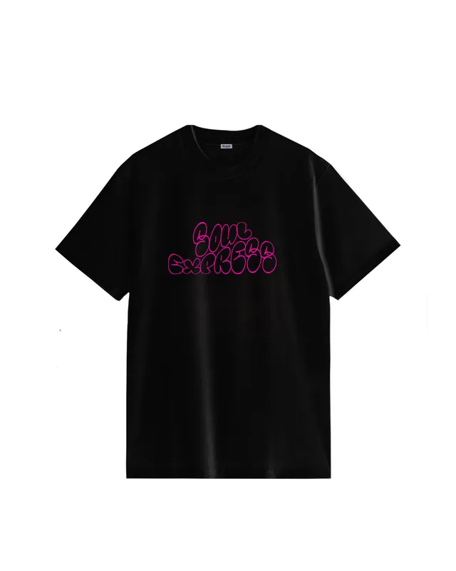 Soul Express Nuvola Baby t-shirt nera cotone