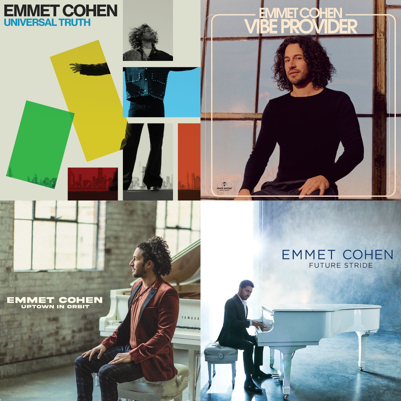 Mack Avenue Ultimate Emmet Cohen bundle 4 CD jazz piano