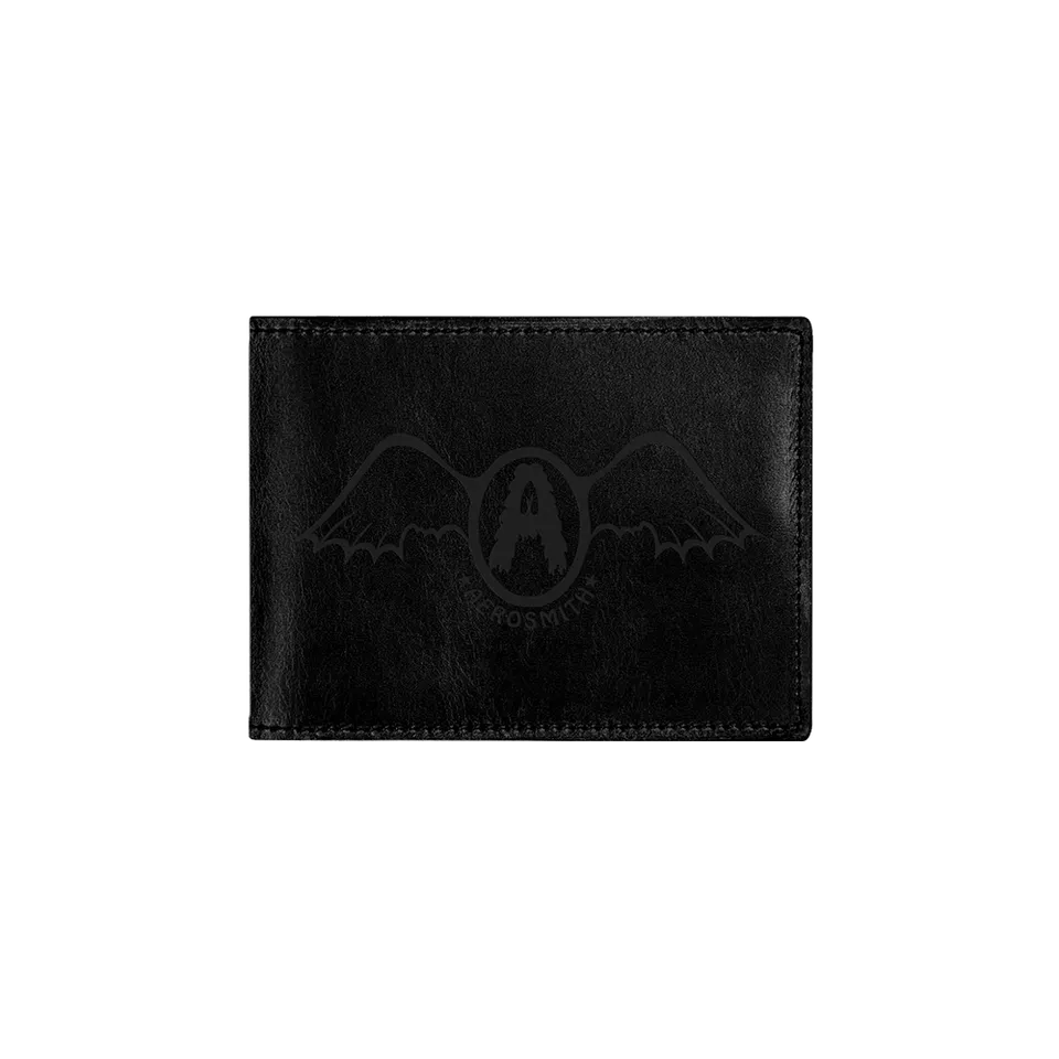Aerosmith Get Your Wings portafoglio pelle nero