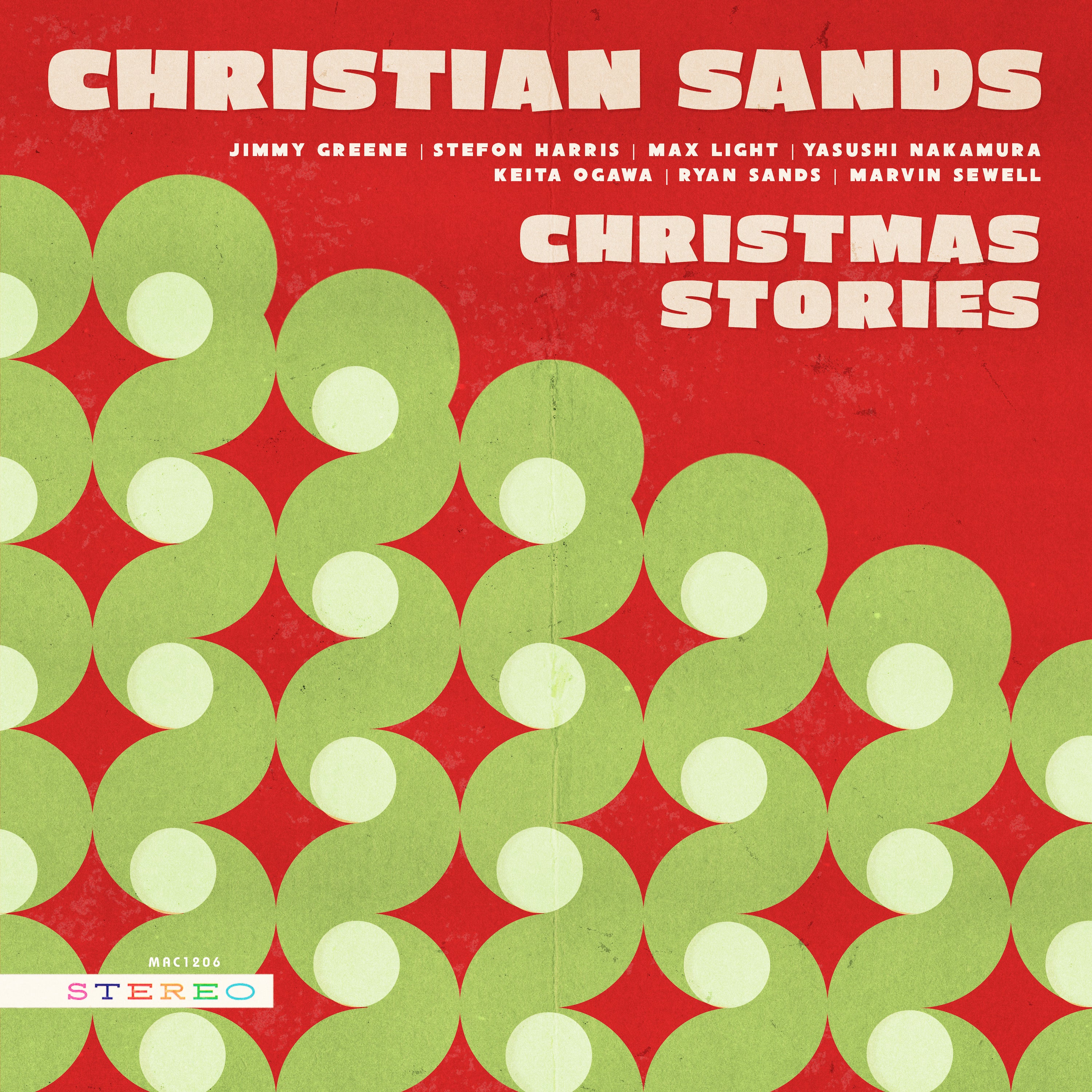 Mack Avenue Christian Sands Christmas Stories vinile test pressing firmato