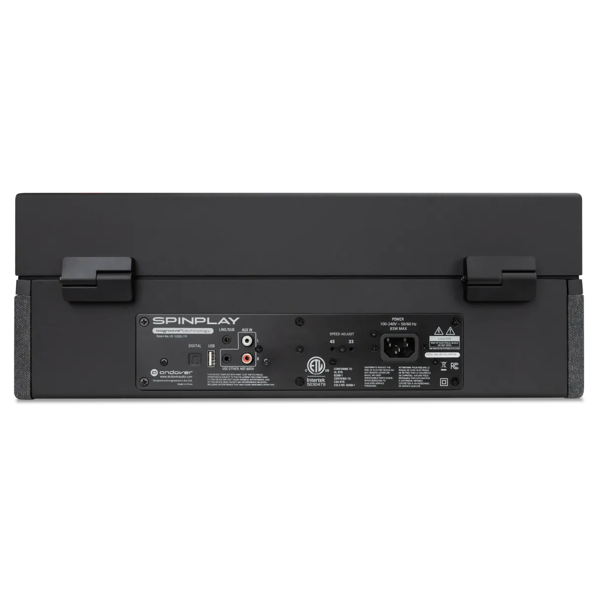 Andover Audio SpinPlay giradischi all-in-one nero