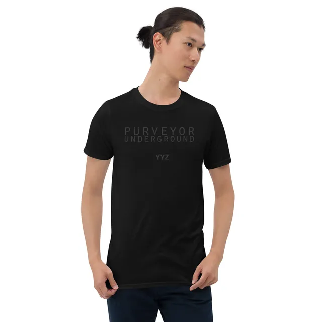 Purveyor Underground Original YYZ maglietta nera cotone