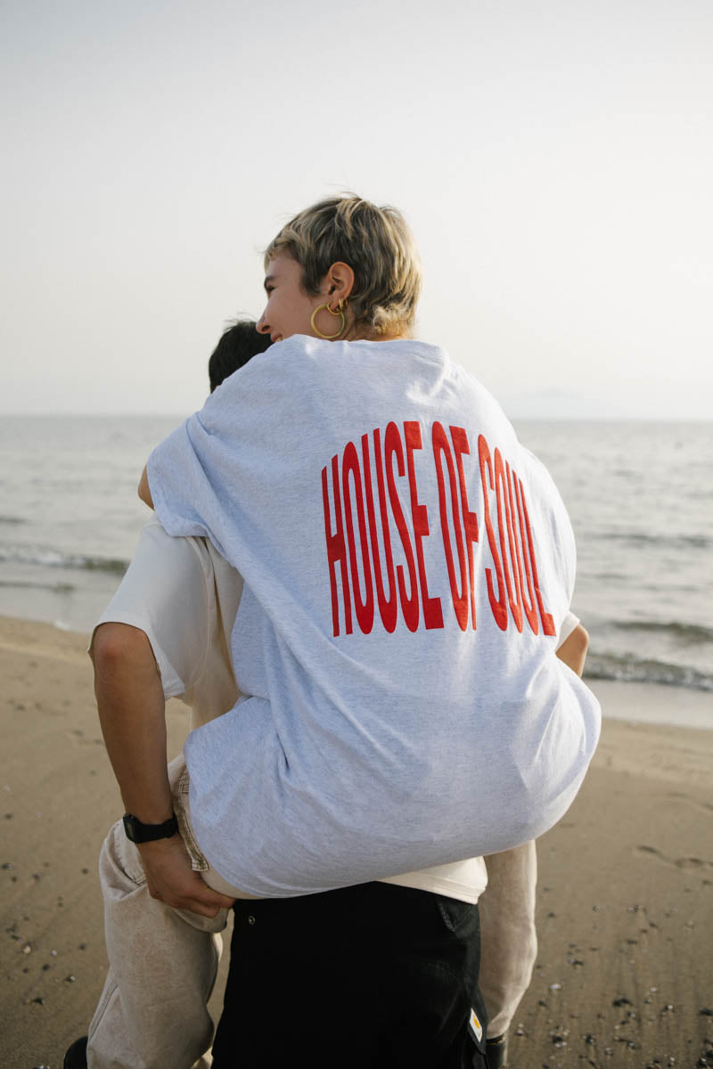 Soul Express Records House of Soul T-Shirt Grigia Cotone