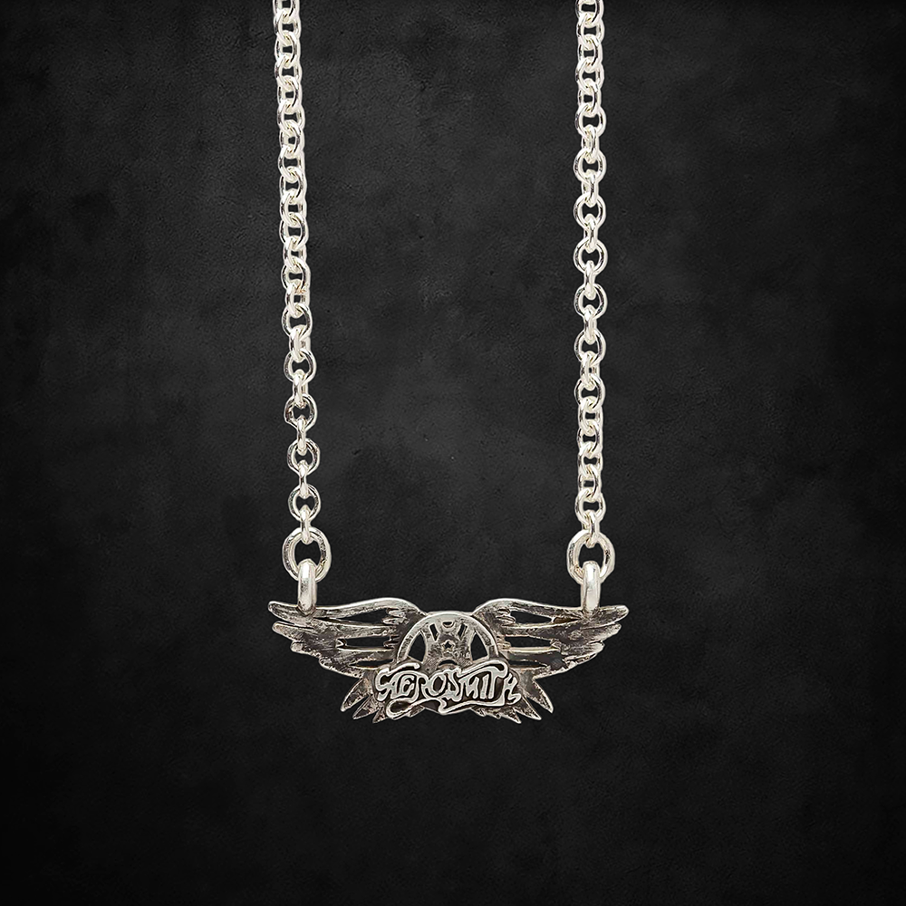Aerosmith Classic Wings collana argento catena 18"