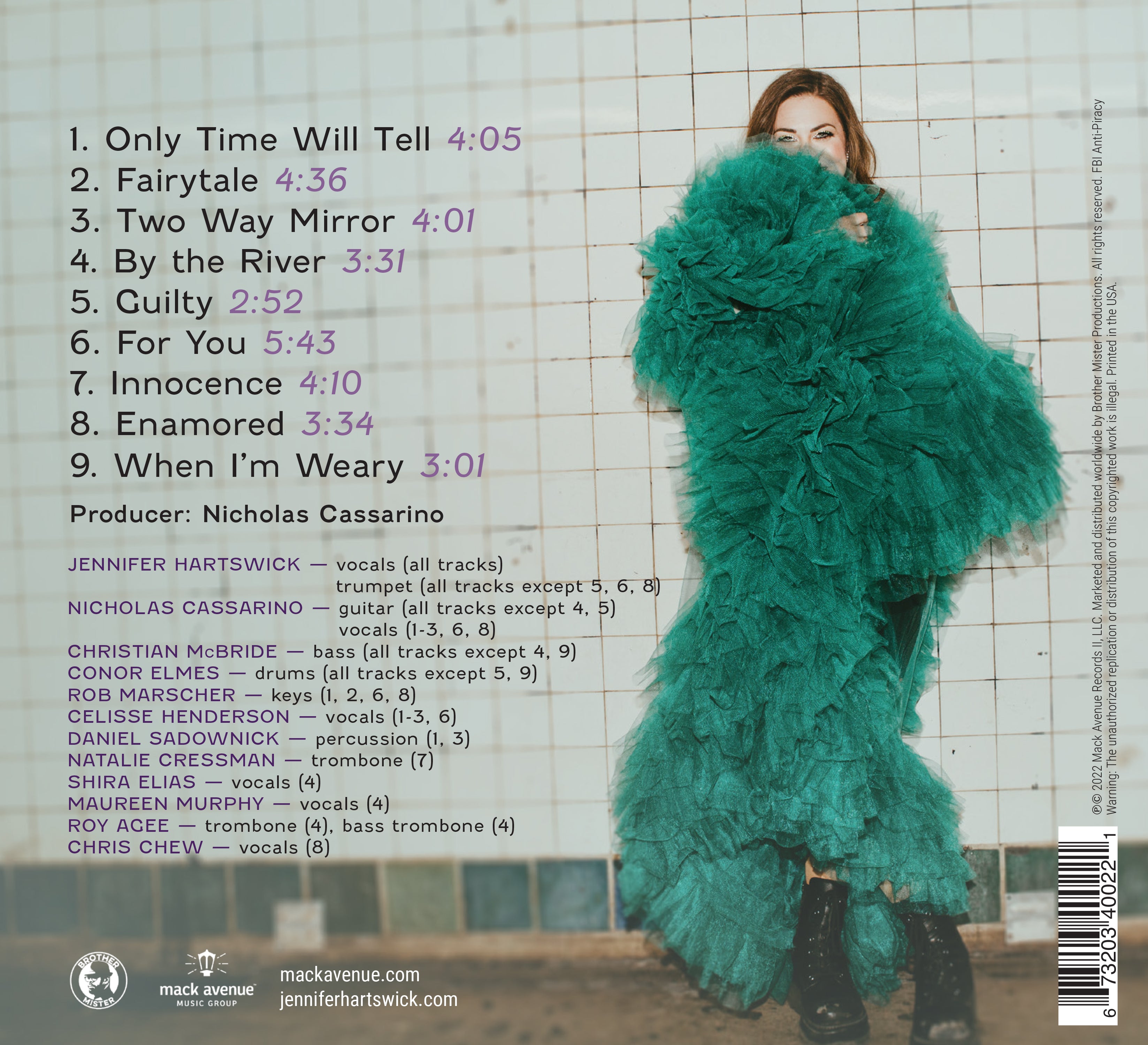 Mack Avenue Jennifer Hartswick Something in the Water CD soul