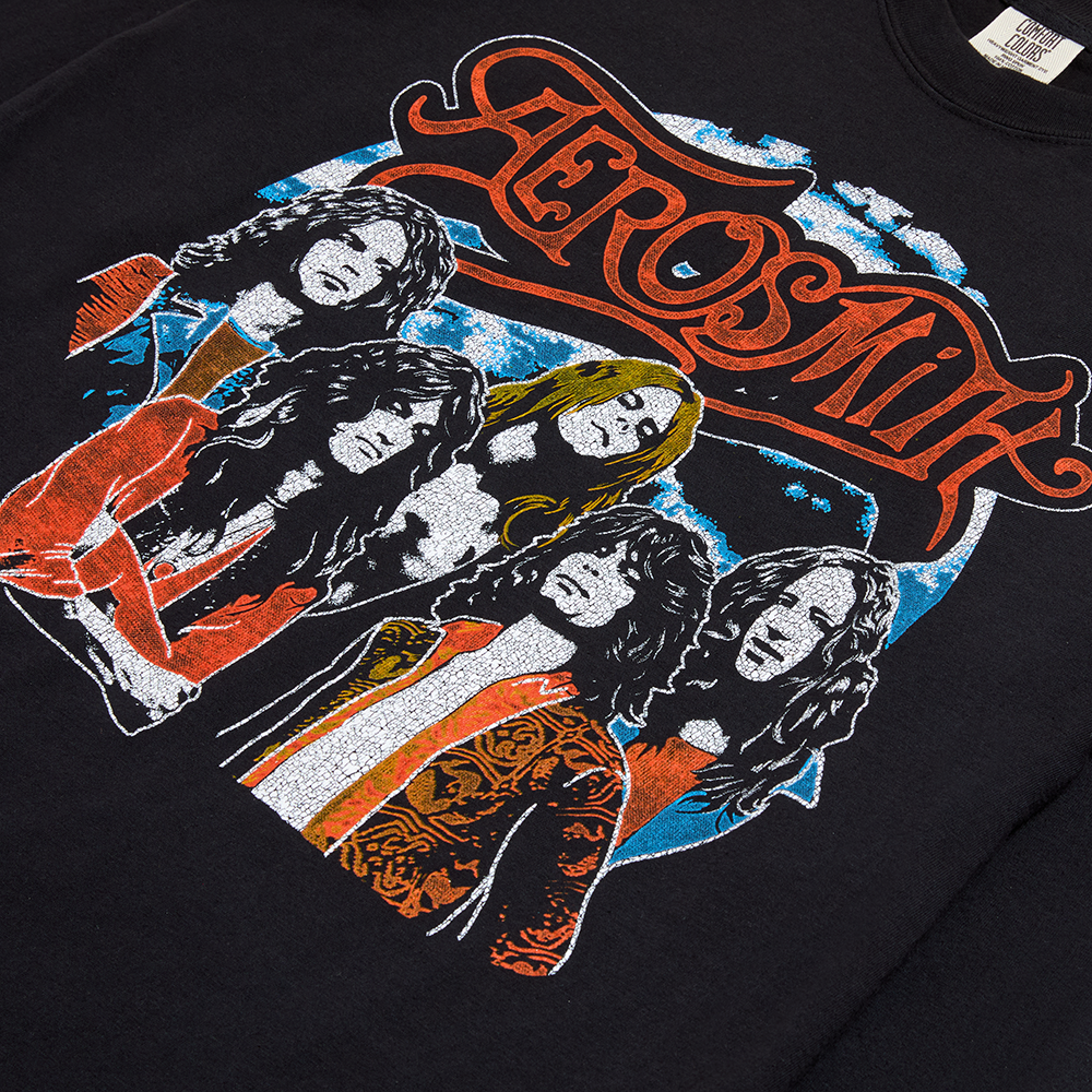 Aerosmith Legendary Debut Tracklist maglia manica lunga cotone