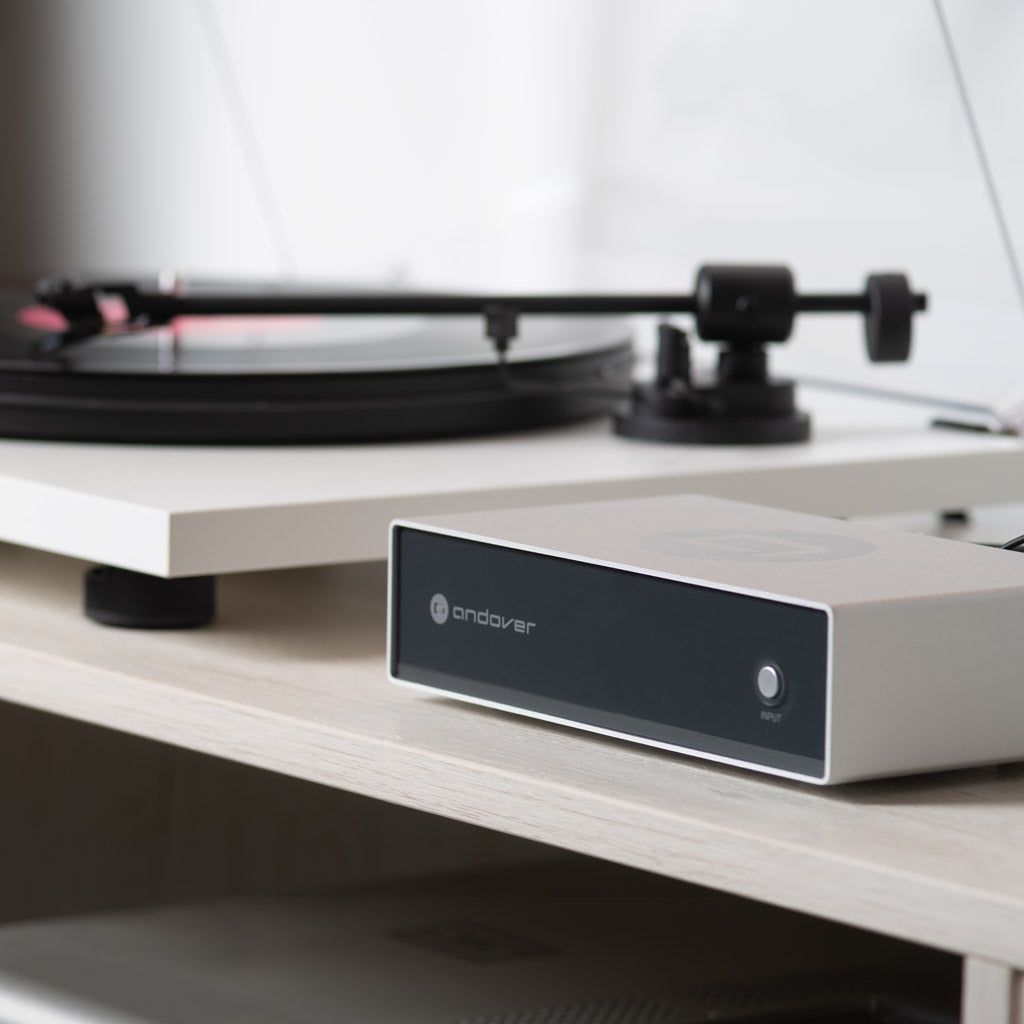 Andover Audio SpinStage Pre Phono MM MC alluminio