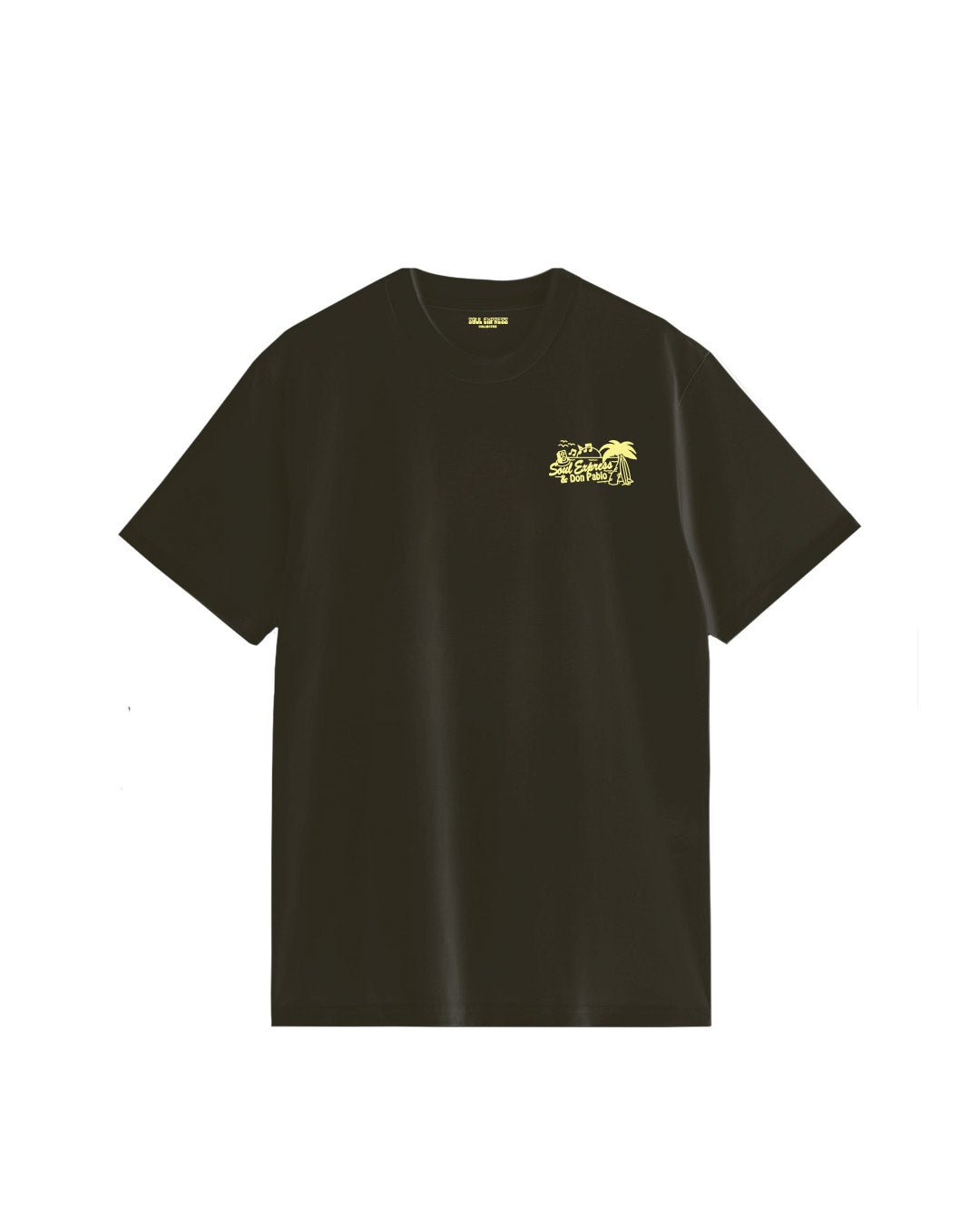 Soul Express Bar Disco Respect the Beach t-shirt grigia cotone