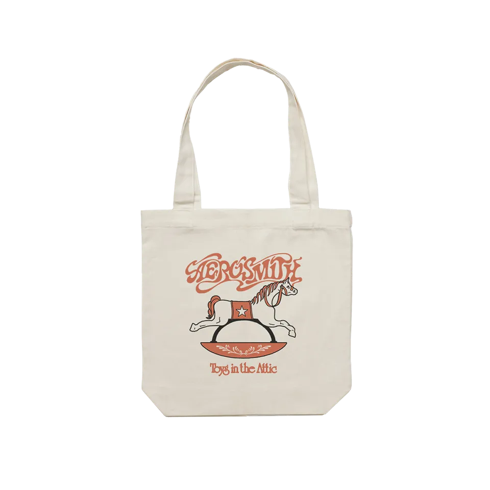 Aerosmith Toys in the Attic borsa tote in cotone