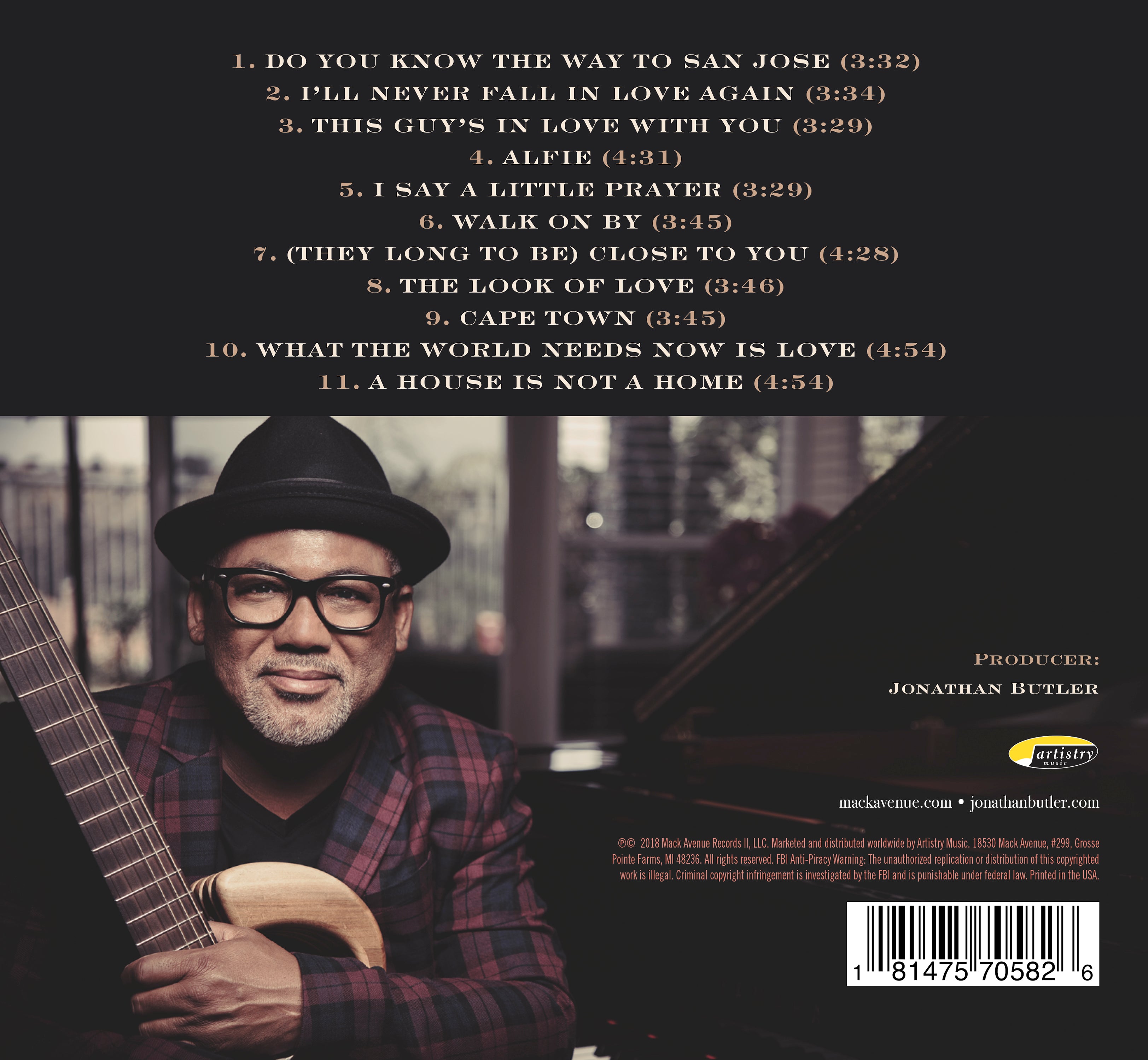Mack Avenue Jonathan Butler Close To You CD
