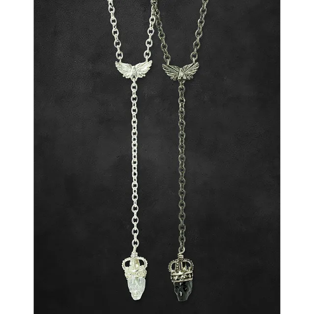 Aerosmith Deuces Are Wild collana argento teschio