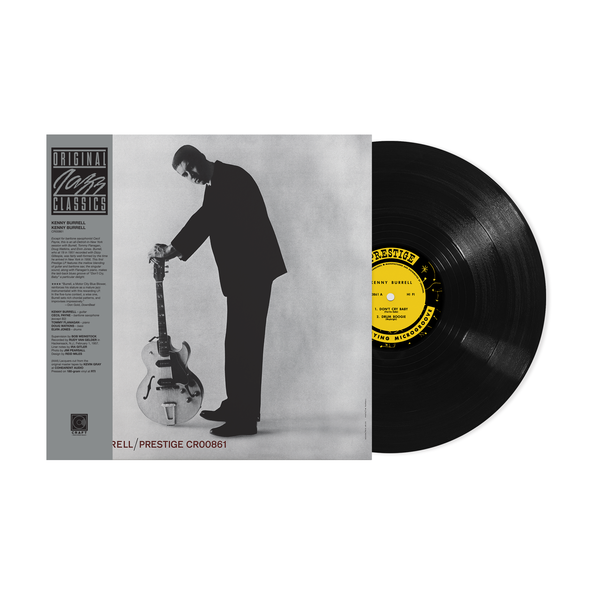 Original Jazz Classics Kenny Burrell 1957 vinile 180g Prestige