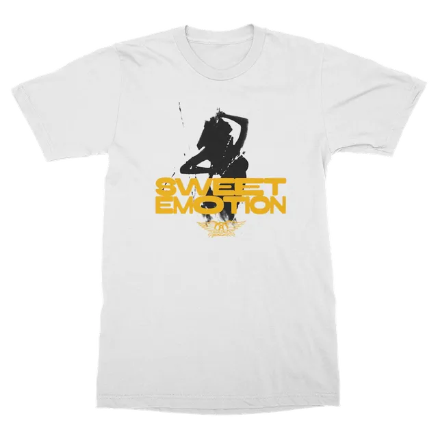 Aerosmith Sweet Emotions t-shirt bianca silhouette