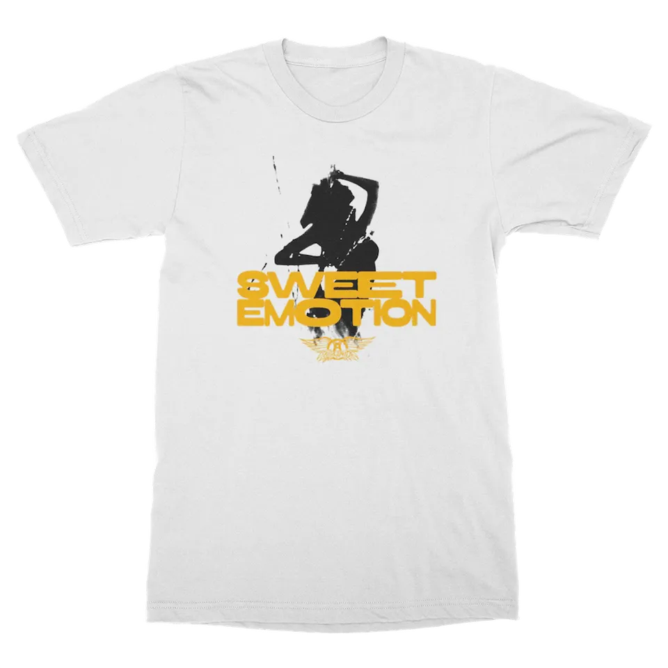 Aerosmith Sweet Emotions t-shirt bianca silhouette