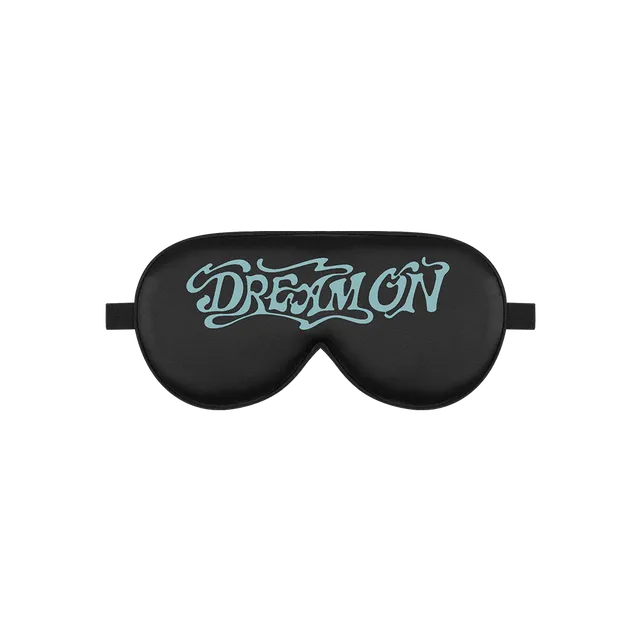 Aerosmith Dream On mascherina notte nera raso