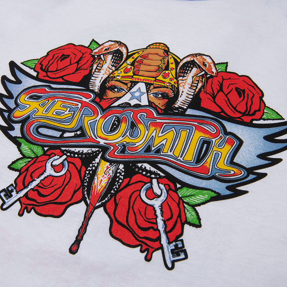 Aerosmith Permanent Vacation Tour maglietta raglan