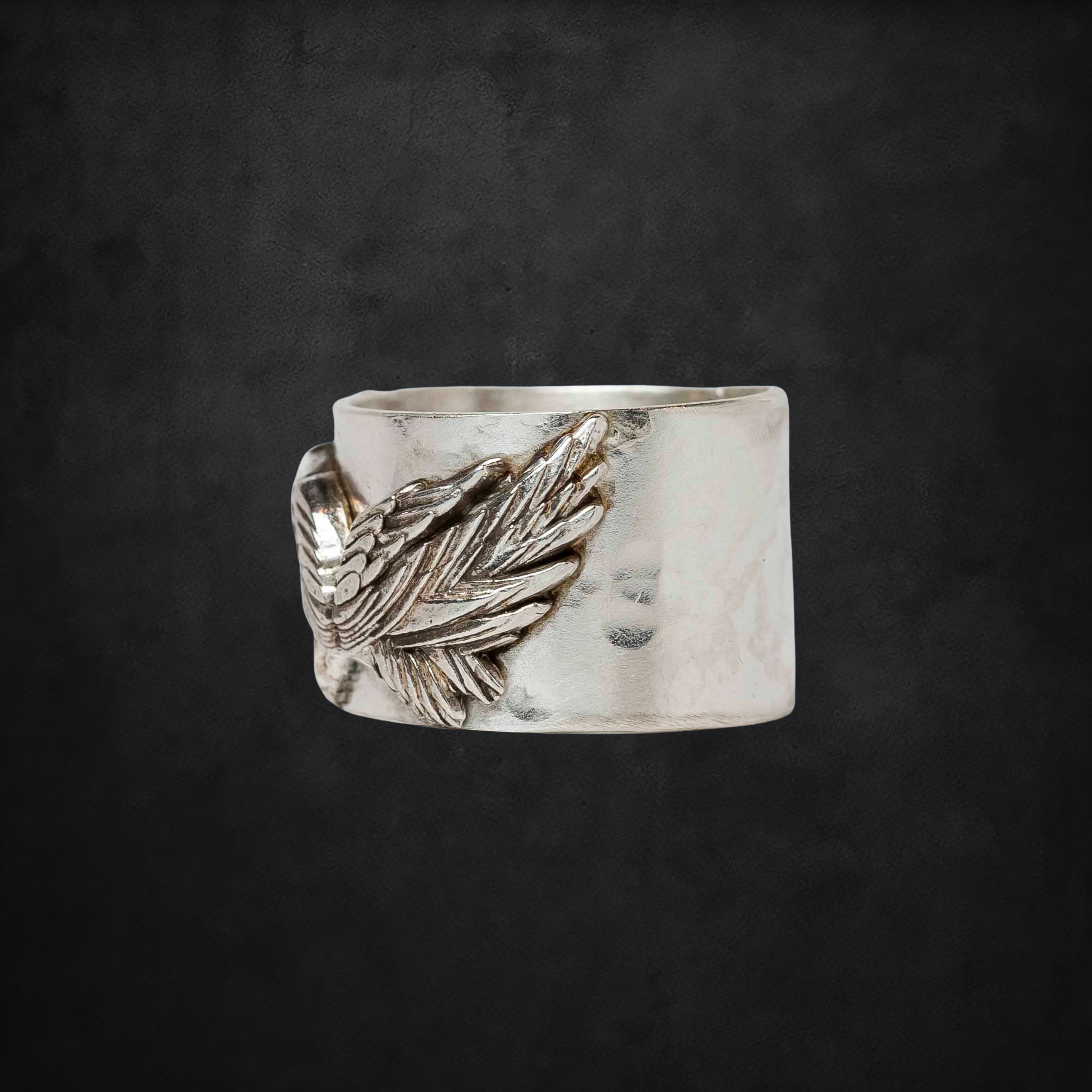 Aerosmith Rock Band anello argento fascia larga su misura