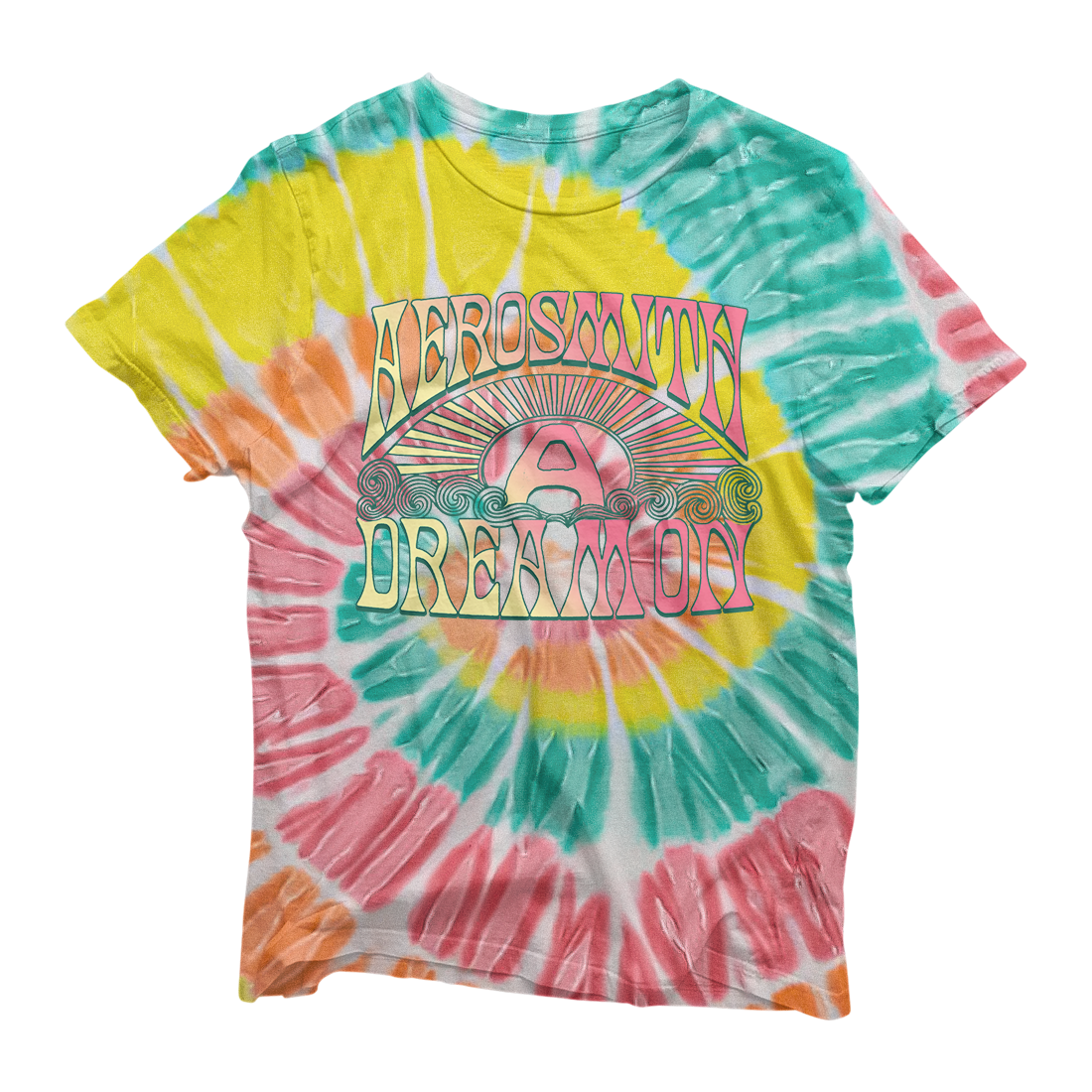 Aerosmith Dream On t-shirt tie dye