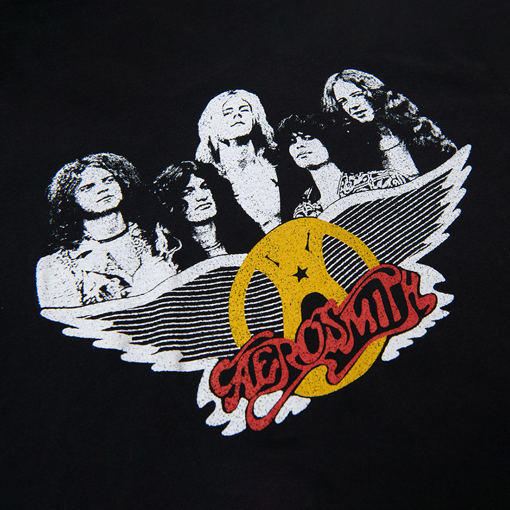 Aerosmith Live At The Summit maglietta nera unisex