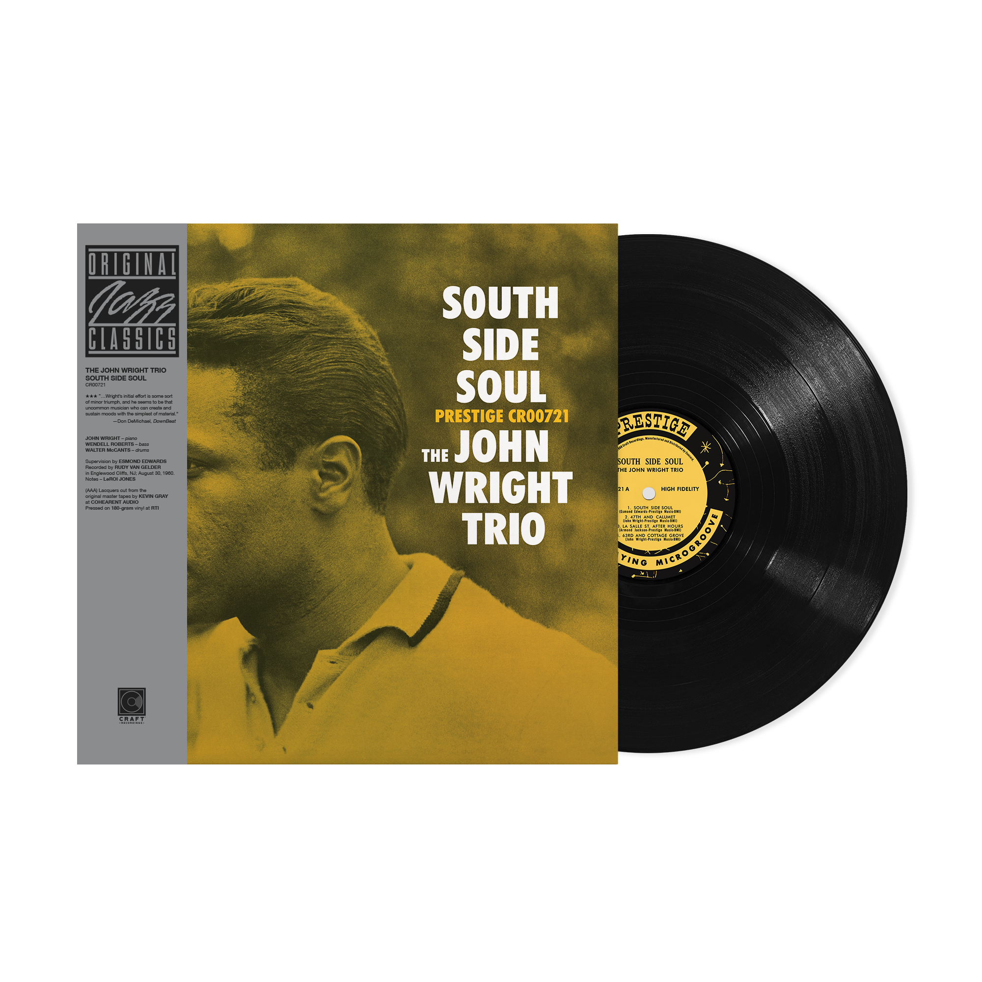 Original Jazz Classics Series South Side Soul vinile 180g Wright