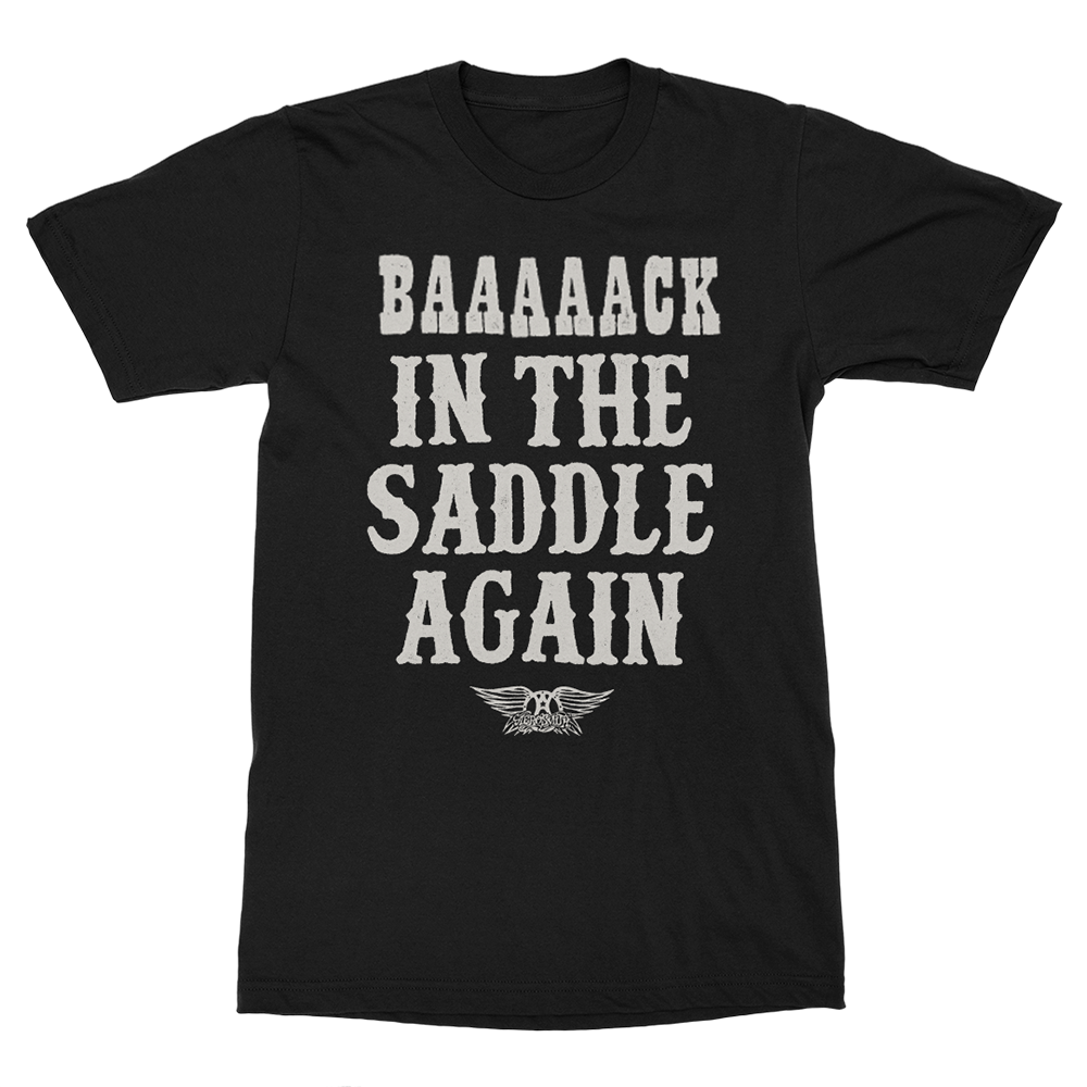 Aerosmith Back In The Saddle Again t-shirt nera