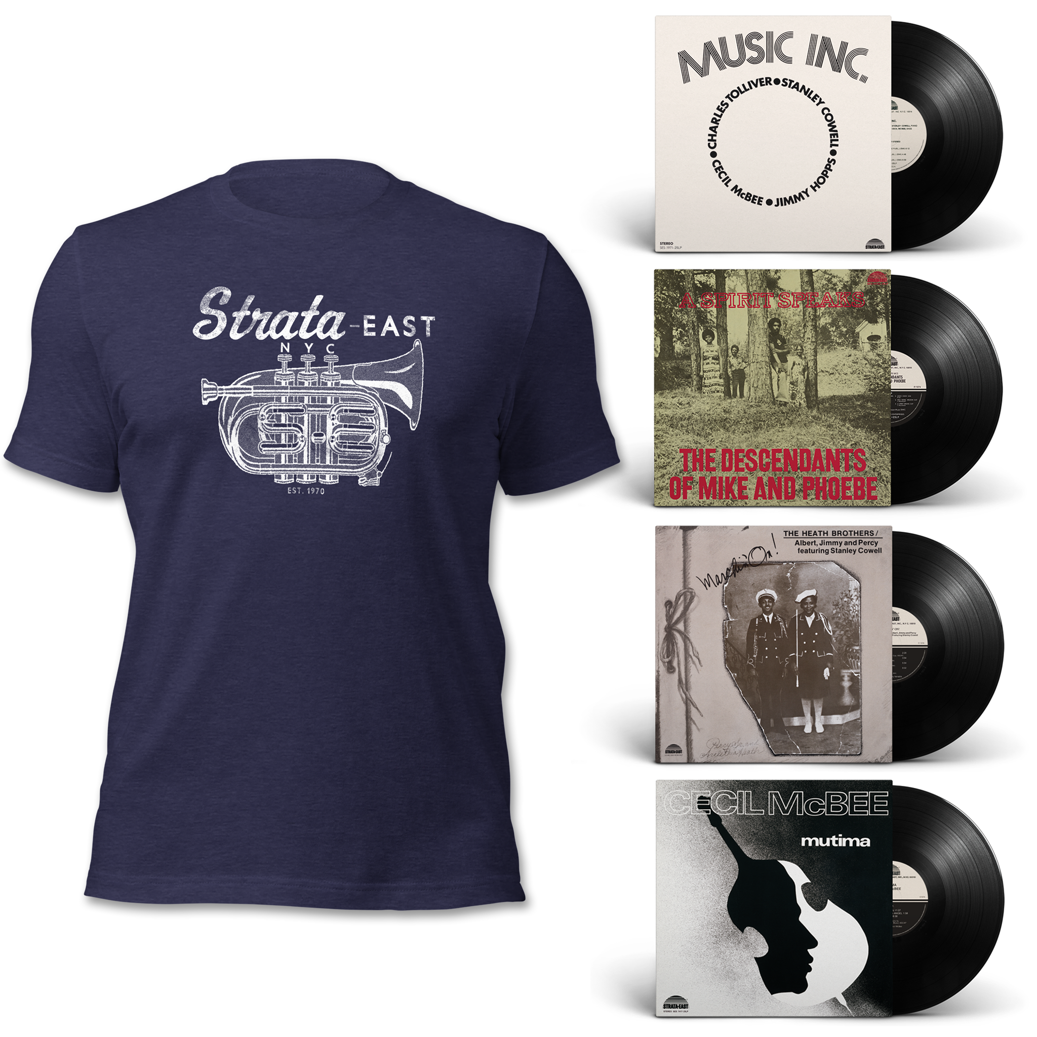 Strata-East LP Fan Bundle 2 vinili 180g + maglietta