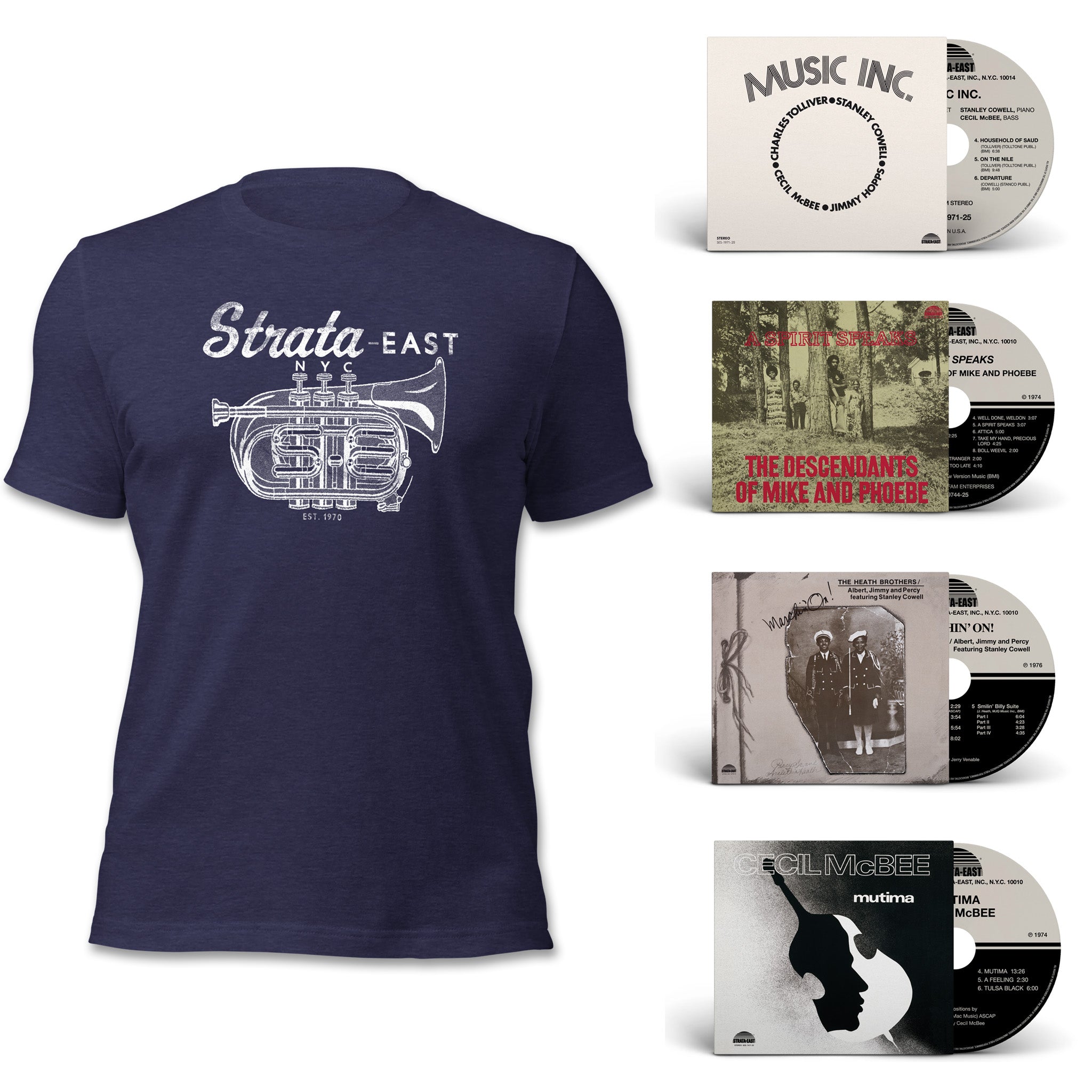 Mack Avenue Strata-East CD Fan Bundle 2 maglietta 4 CD