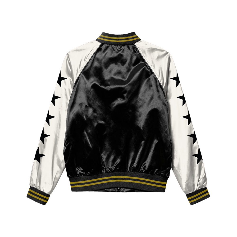 Aerosmith Legendary Debut bomber satin nero