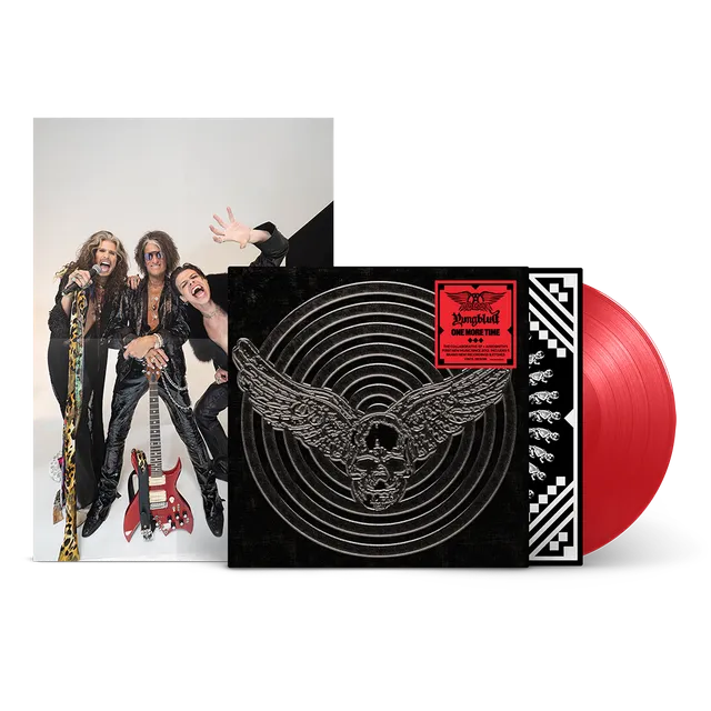 Aerosmith One More Time EP Vinile Rosso Poster 12"