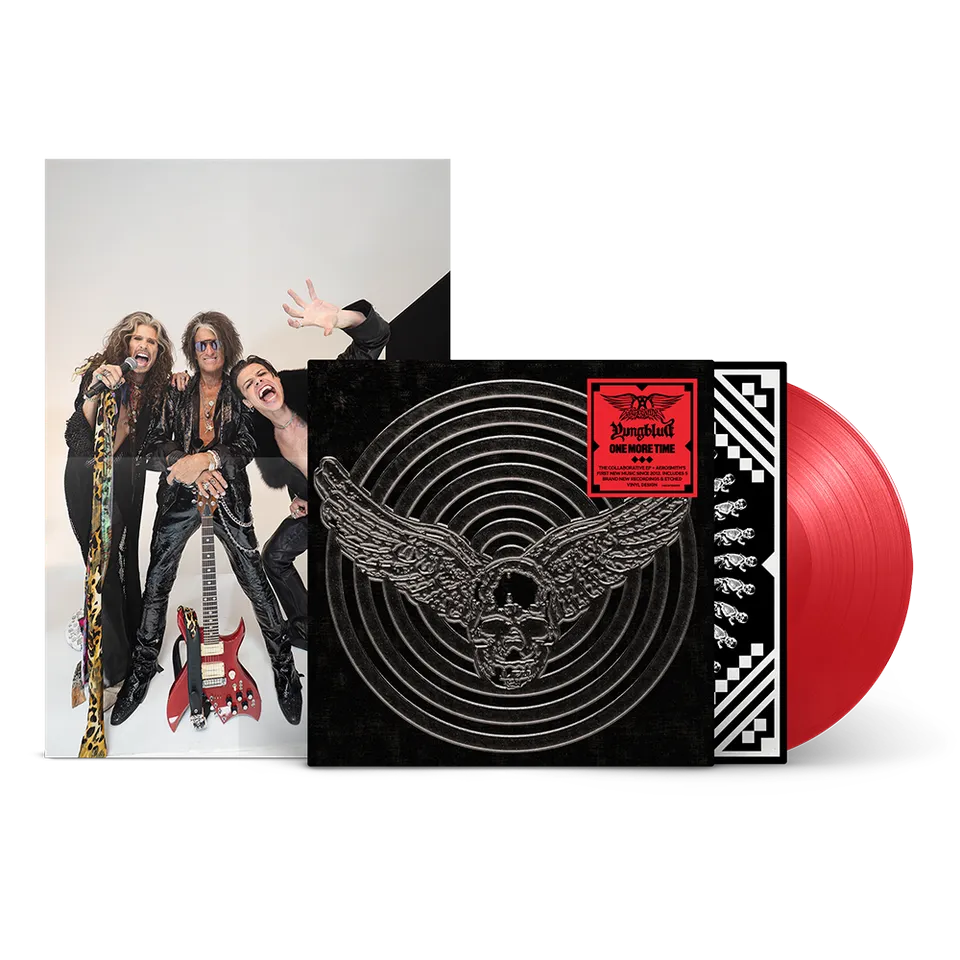 Aerosmith One More Time EP Vinile Rosso Poster 12"