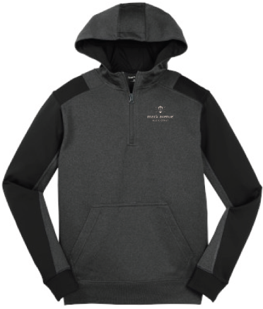 Mack Avenue Felpa Pile 1/4 Zip grigia Detroit Jazz