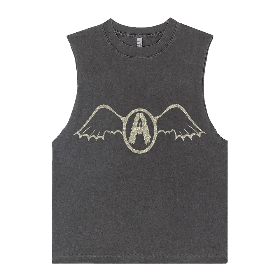 Aerosmith Get Your Wings canotta grigia senza maniche